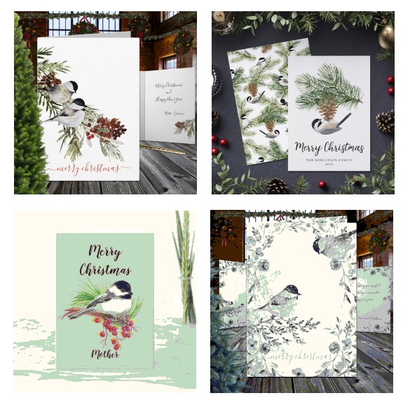 Chickadee Christmas Cards